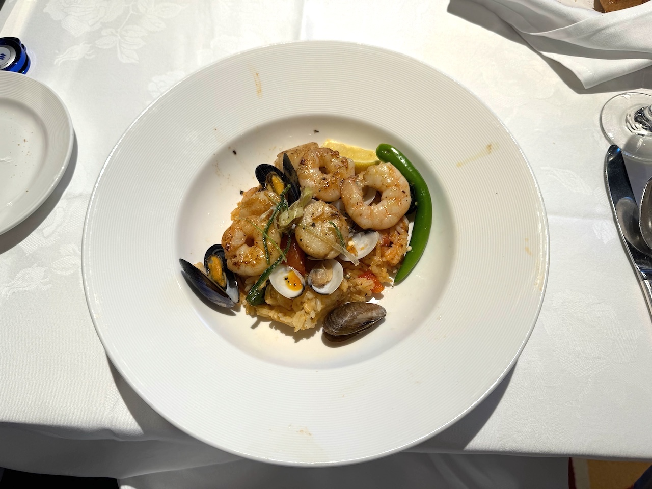 Main Dining Room menus on Regal Princess