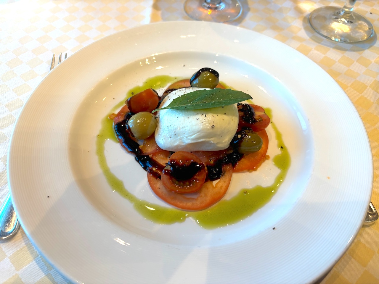 Sabatini’s menu on Regal Princess