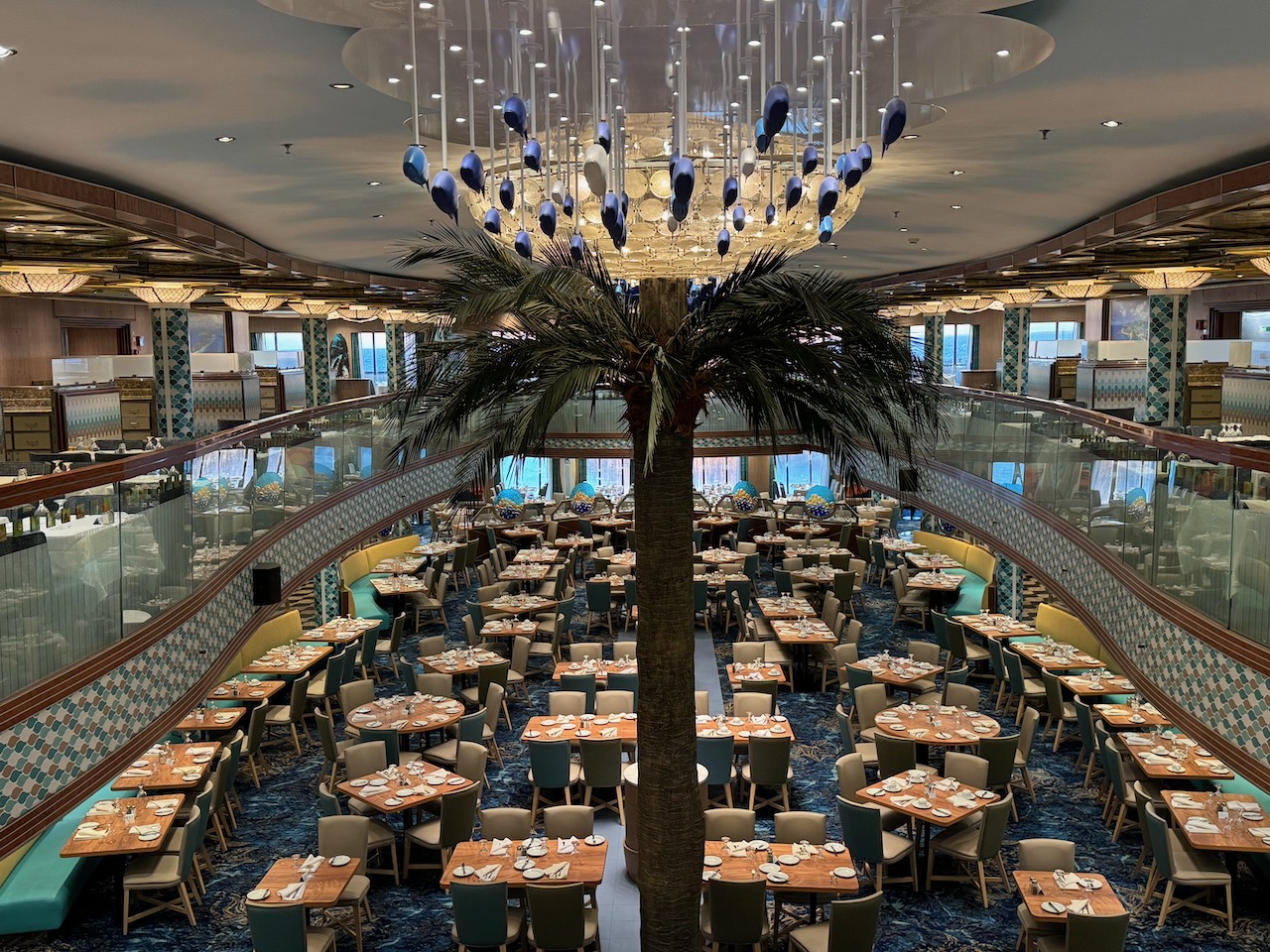 Main Dining Room menus on the Margaritaville at Sea Islander