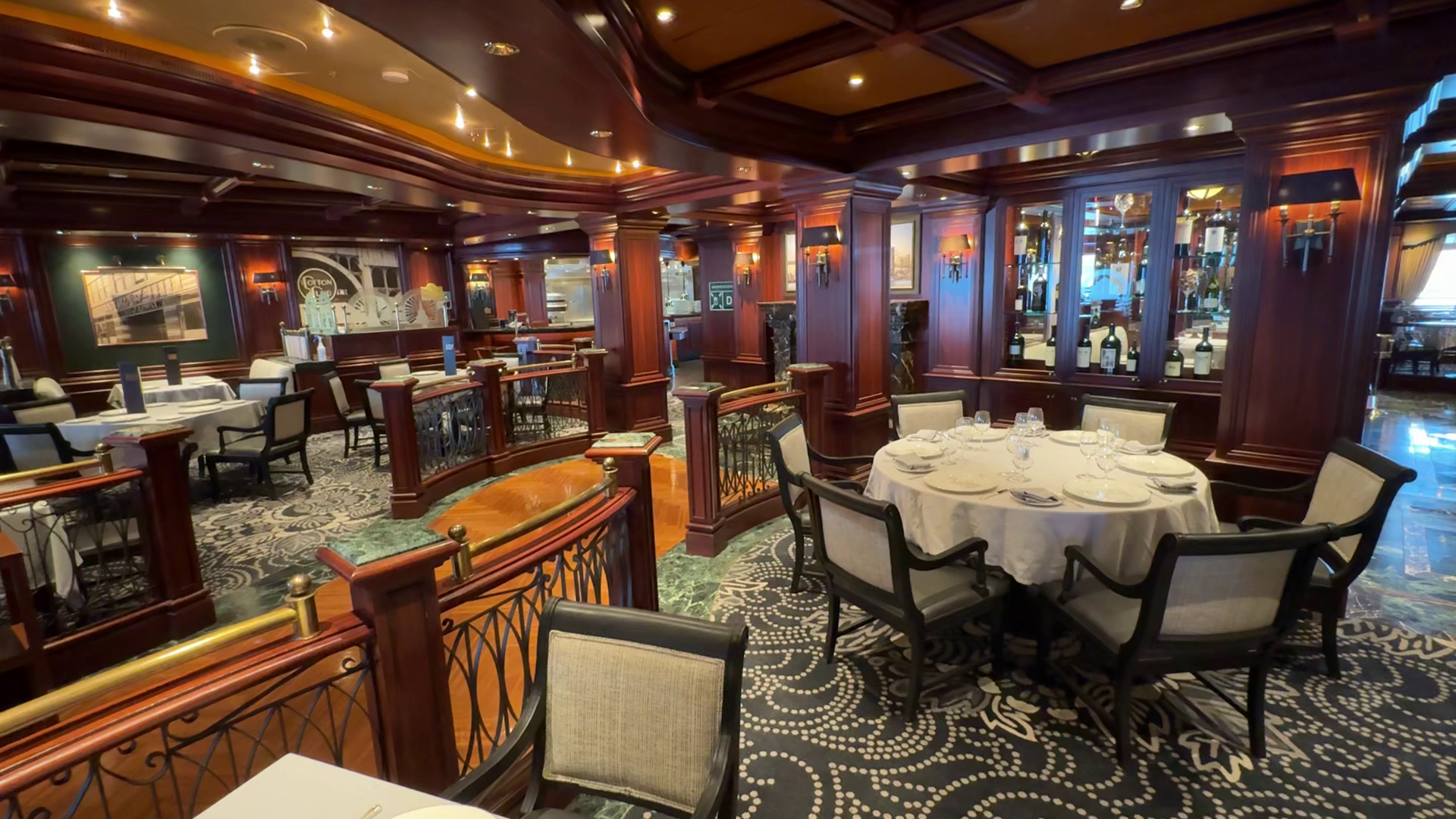 Crown Grill specialty restaurant on Emerald Princess: Menus and review