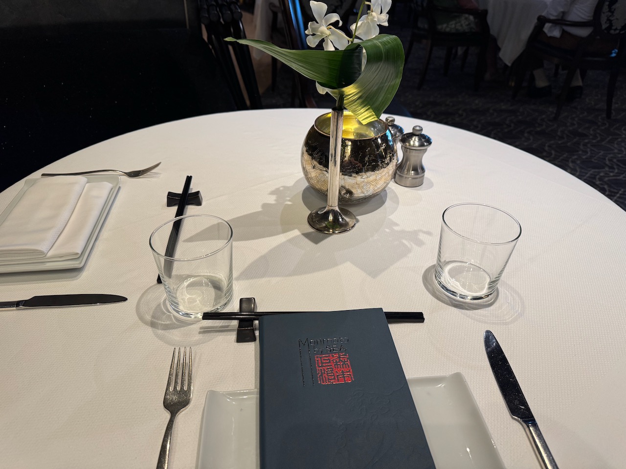 Morimoto By Sea on Holland America Oosterdam (menu and review)